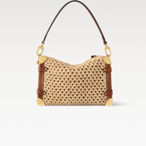 LV bags | Authentic Louis Vuitton women's bags 2025 early autumn LV new SIDE TRUNK medium handbag M14405