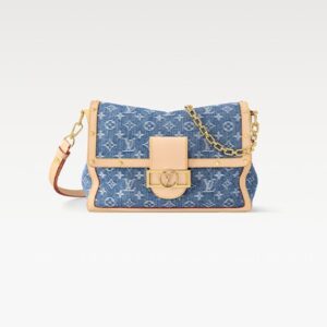 LV bag | A-quality Louis Vuitton women's bag 2025 early autumn LV new DAUPHINE SOFT large handbag Daphne M13319